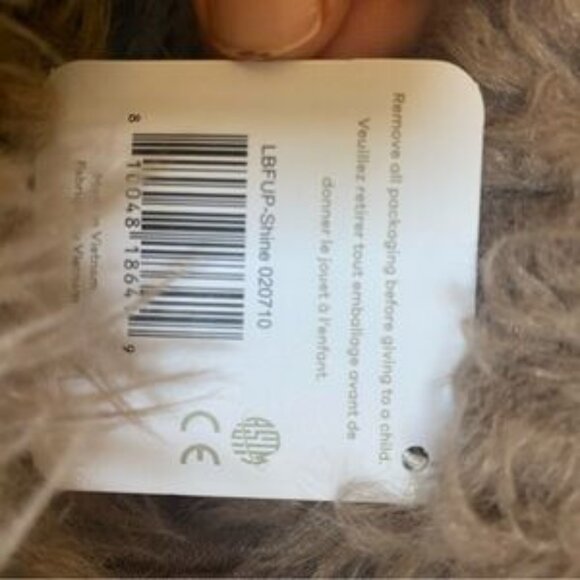 Slumberkins XL Shine Bright Bigfoot Brown Stuffed Animal with scarf NWT - Picture 3 of 3